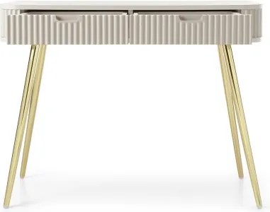 ZURI Toaletka T-103 kaszmirowa | złote nogi