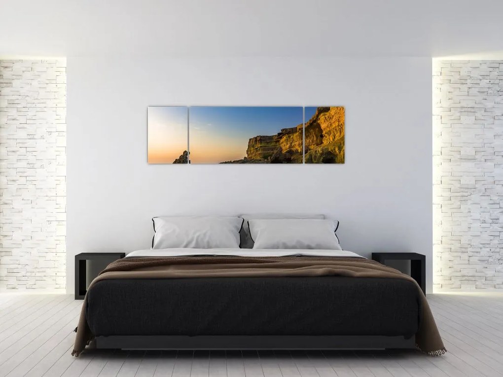 Obraz - klif morski (170x50 cm)