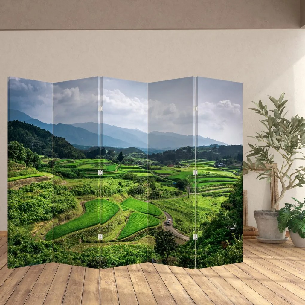 Parawan - Pole ryżowe (210x170 cm)