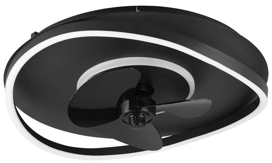 Lampa sufitowa LED w kolorze matowej czerni Sortland – Reality