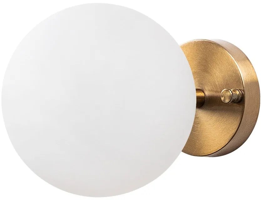 Kinkiet w biało-złotym kolorze ø 15 cm Atmaca – Opviq lights