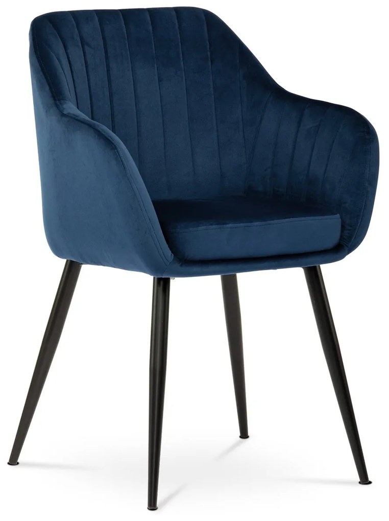 Zestaw krzeseł do jadalni PIKA BLUE4, 2 szt.