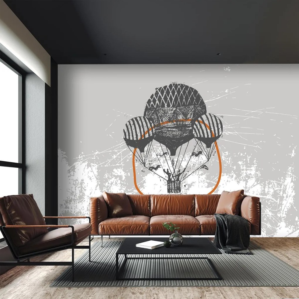 Fototapeta - Latający balon (196x136 cm)