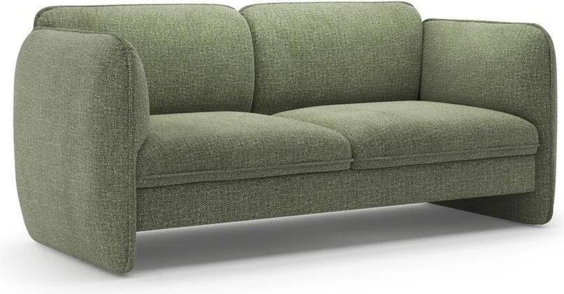 Zielona sofa z tkaniny szenilowej 168 cm Georgia – Micadoni