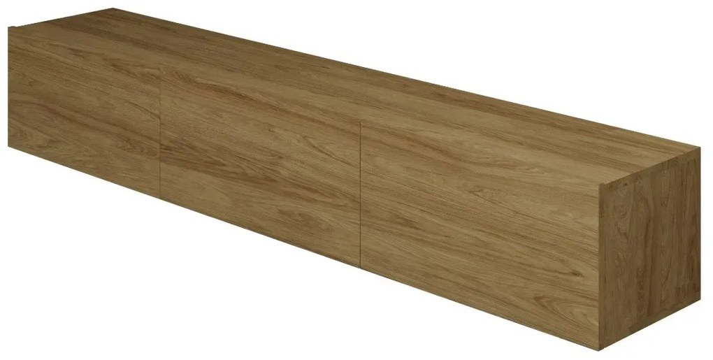 Szafka RTV GABI 160cm dąb hikora wisząca KOCOT MEBLE