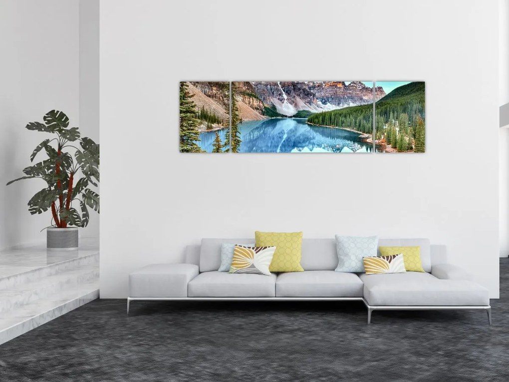 Obraz - Jezioro Morenowe (170x50 cm)