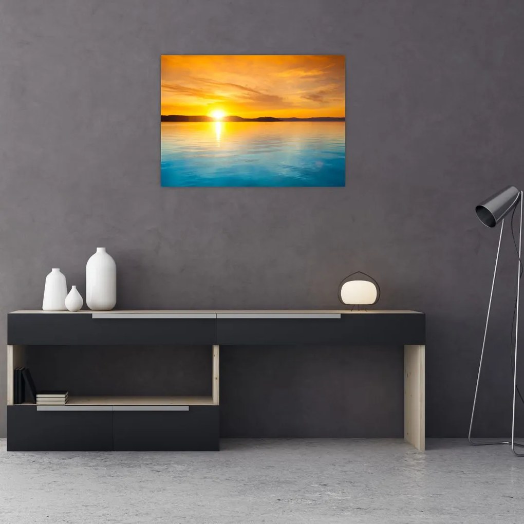 Obraz wschodu słońca (70x50 cm)