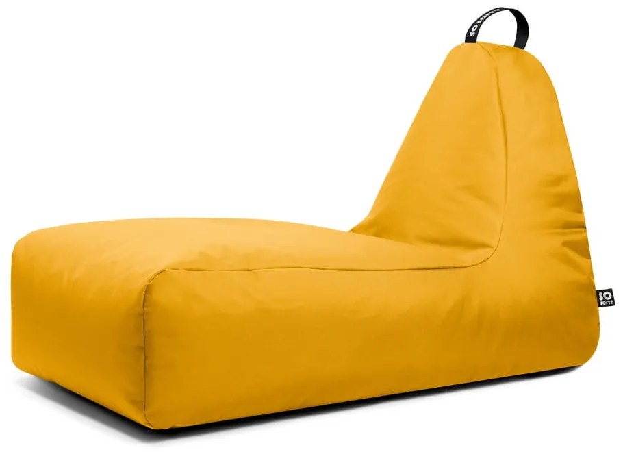 Żółty worek do siedzenia Chill XXL – So Soft?