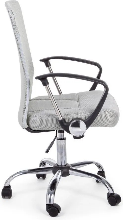 Jasnoszare tapicerowane krzesło biurowe Brisbane – Yes Everyday