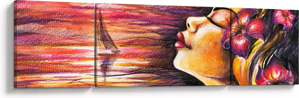 Obraz - Wspomnienia lata (170x50 cm)