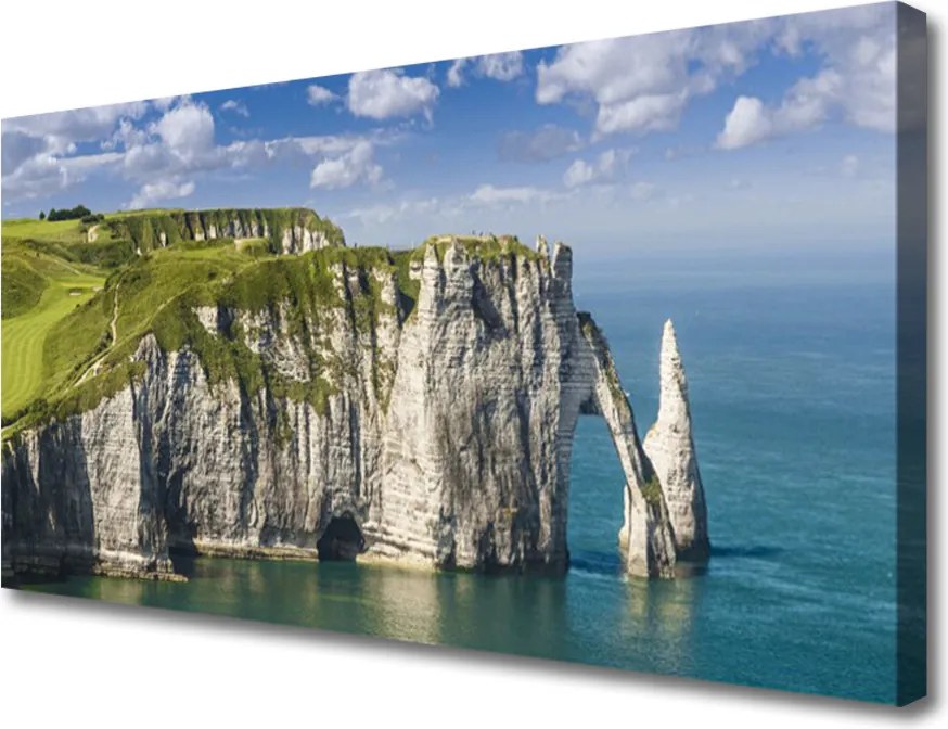 Obraz canvas Majestatyczny Klif nad Morzem