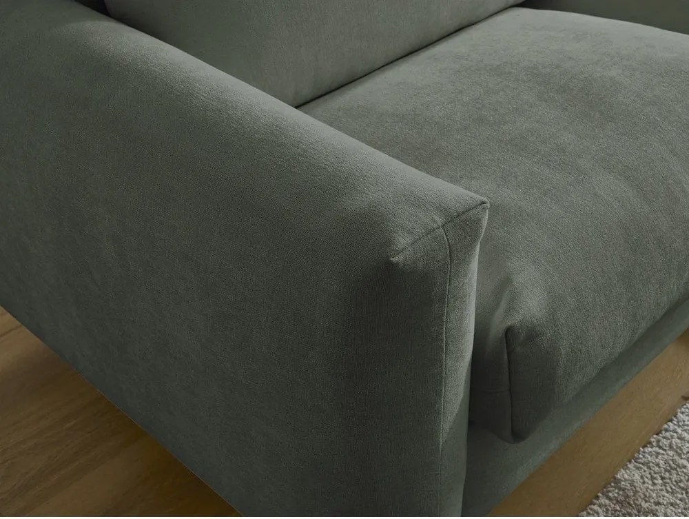 Zielona sofa do spania/rozkładana 200 cm Cocoone – Bobochic Paris