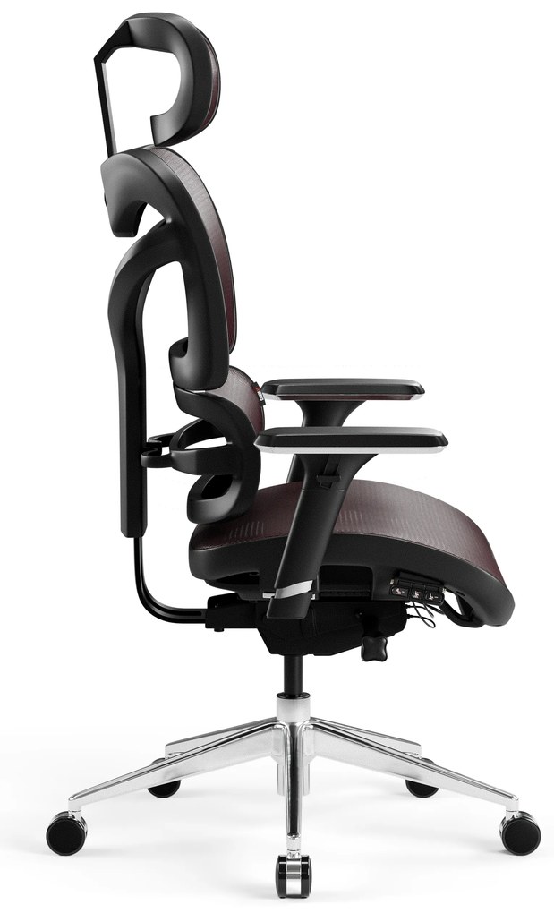 Fotel ergonomiczny Diablo V-Commander: Czarno-Burgundowy