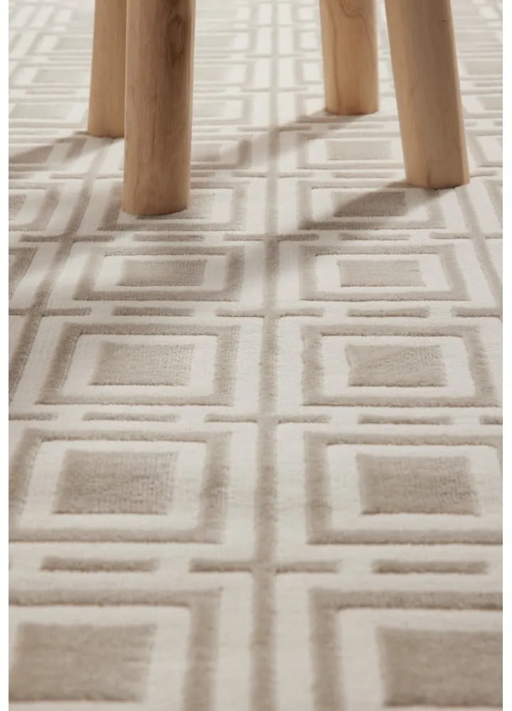 Kremowy chodnik 80x240 cm Perles Howlite – Elle Decoration