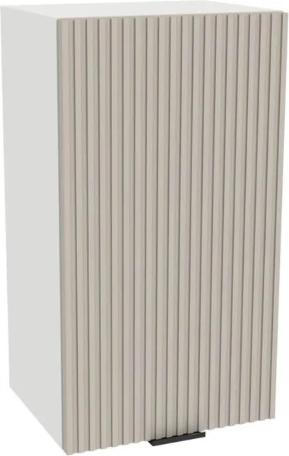 Zestaw Mebli Kuchennych MODERN 170 cm Kaszmir/Biały Ryflowany Nowoczesny