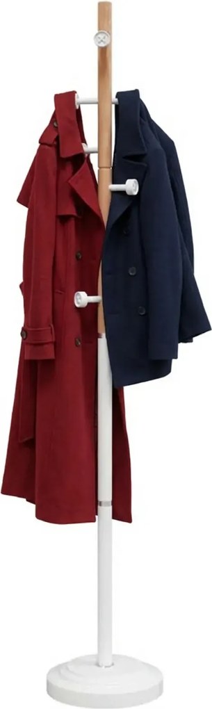 Skandynawski biały wieszak stojący F6-T57