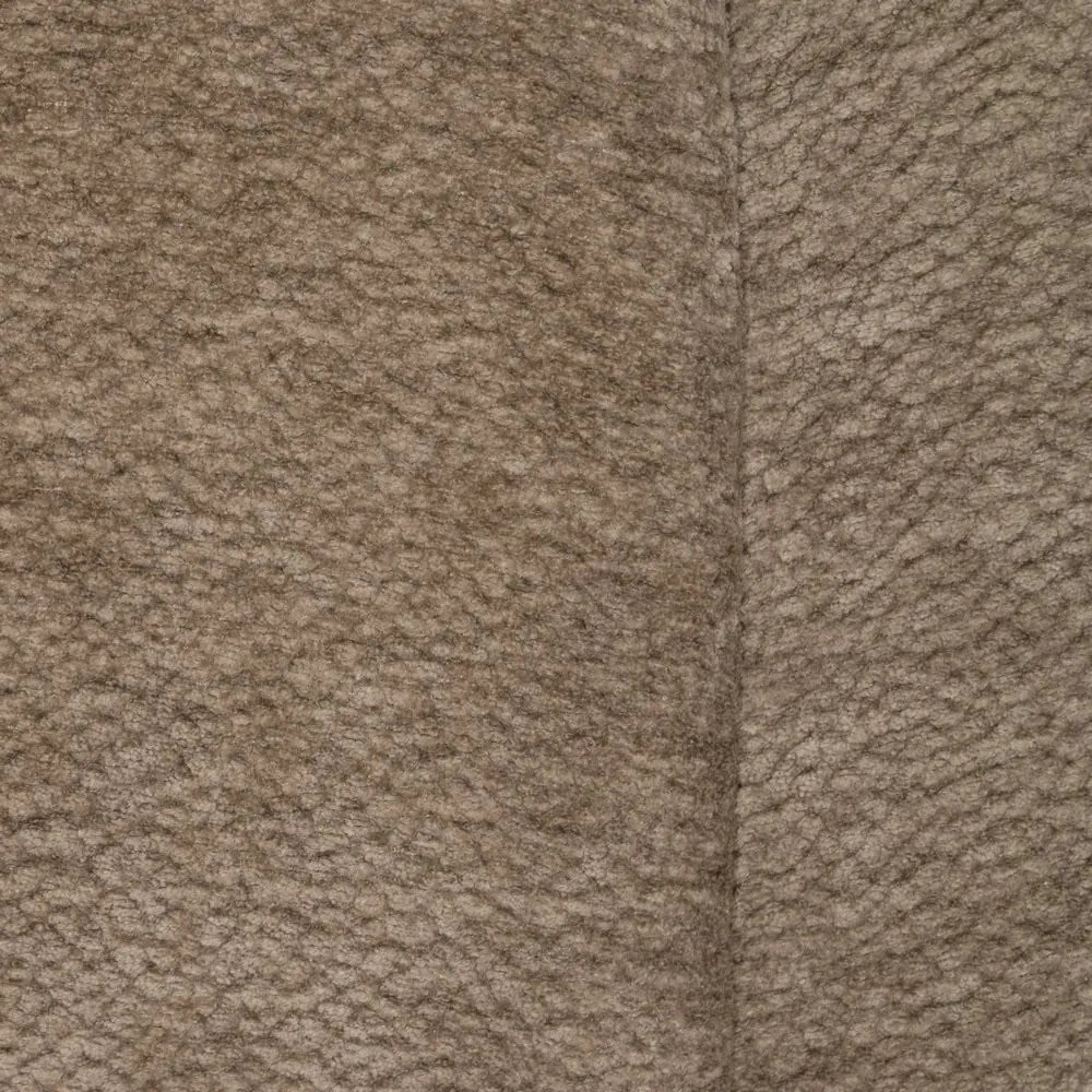 Brązowy fotel z tkaniny szenilowej Birch – Ixia