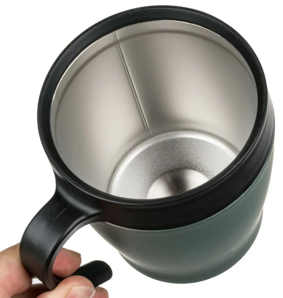 Banquet Kubek termiczny podróżny TAZZA 330 ml,zielono-szary