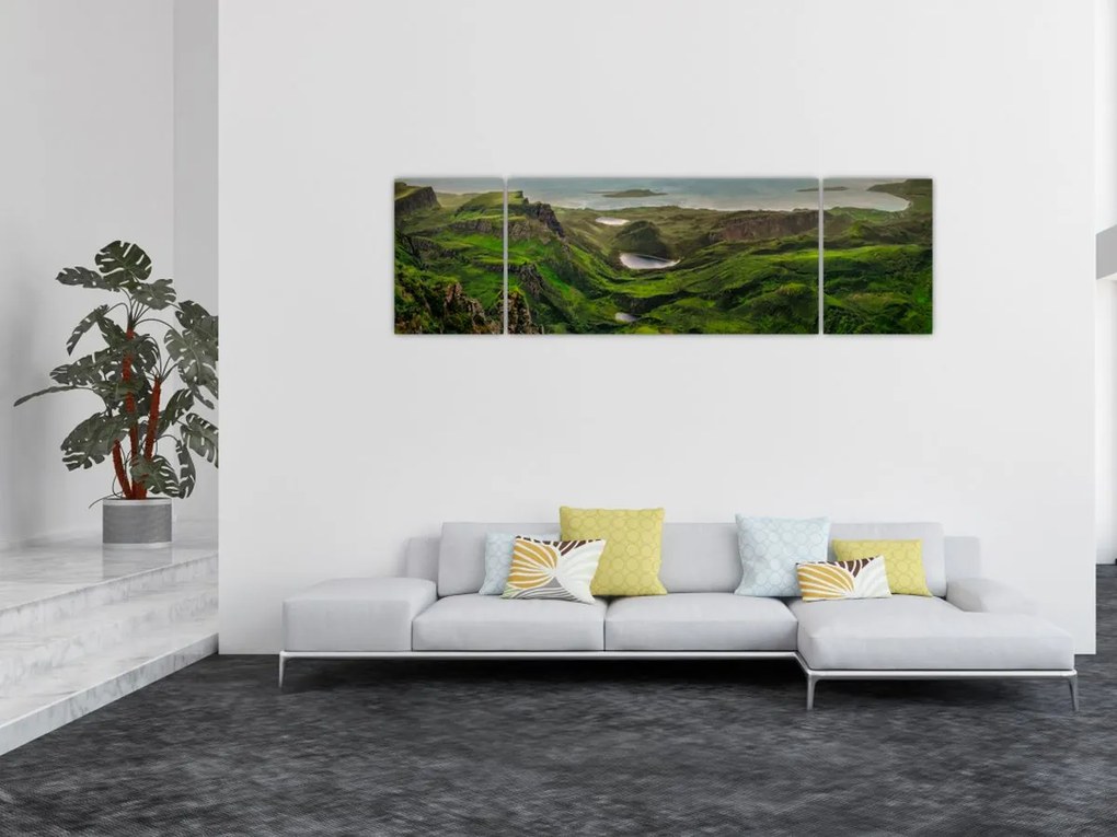 Obraz - Quiraing, Szkocja (170x50 cm)