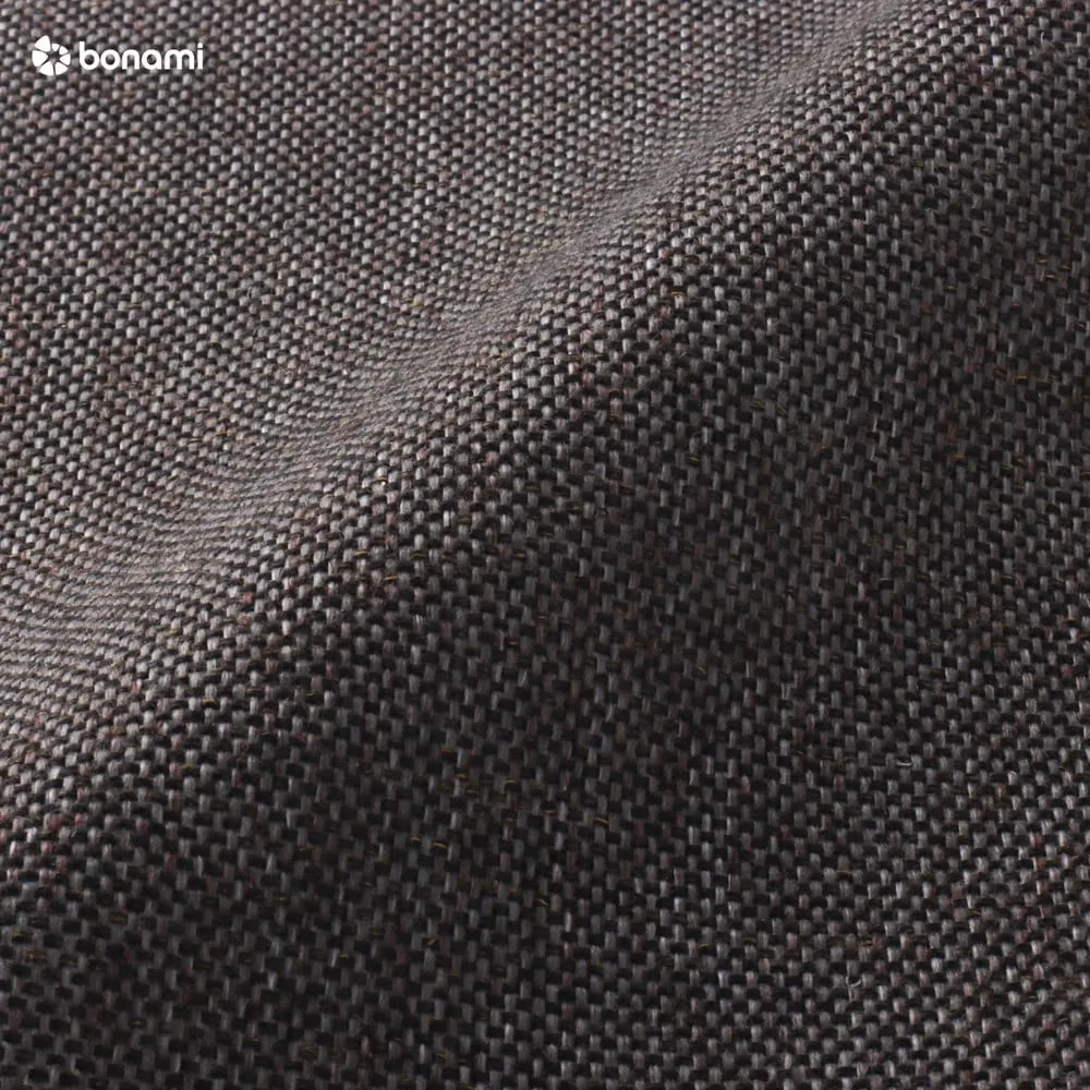 Ciemnoszara rozkładana sofa w kształcie litery "U" Miuform Dazzling Daisy, lewostronna