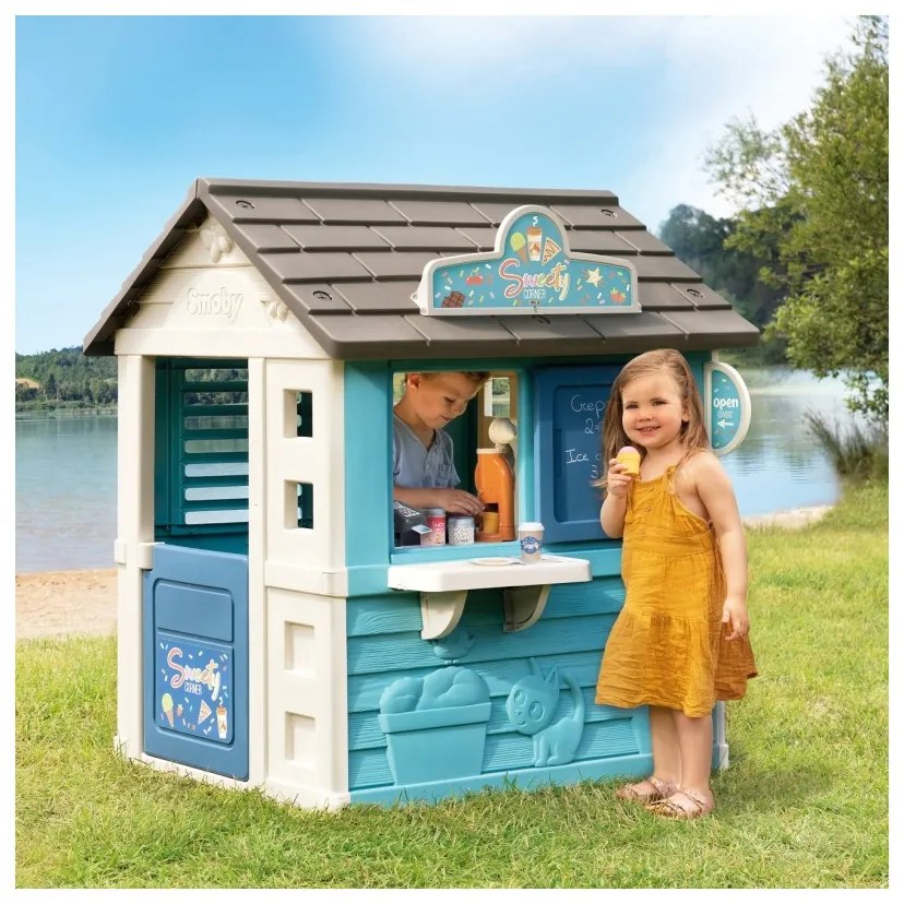 Smoby domek ogrodowy lodziarnia sweety corner