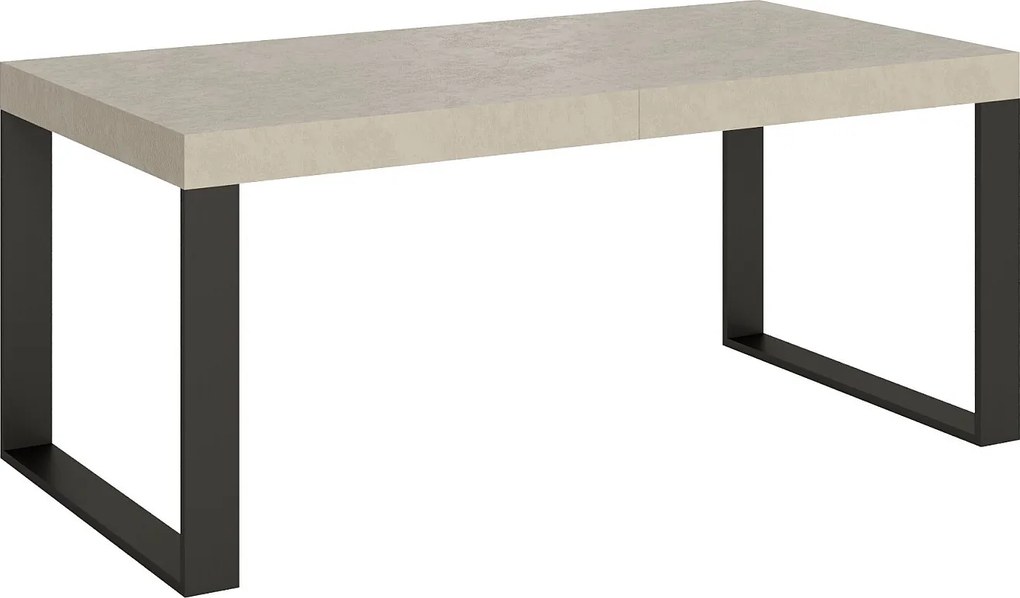 Stół rozkładany 200/304x90 cm Tecno kaszmir nogi antracytowe