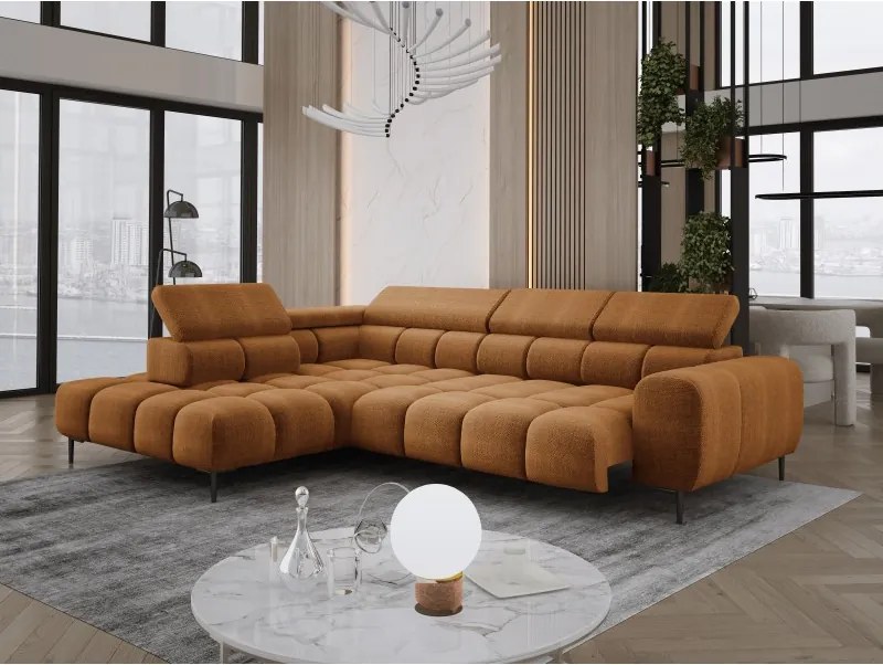 Narożnik PLAZA L Lewostronny w tkaninie EDEN 10 WERSAL