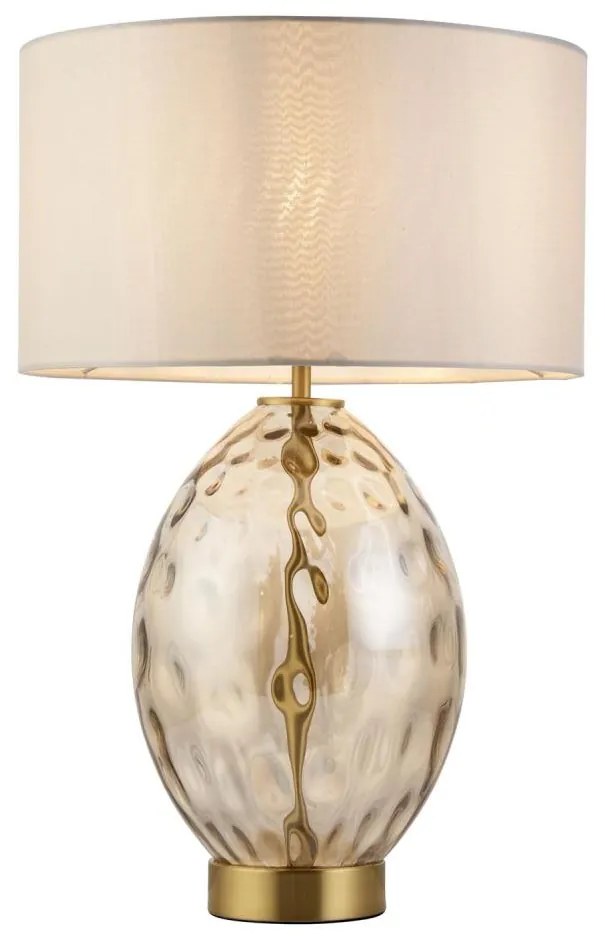 Endon 101150 - Ściemniana lampa stołowa ERIN 1xE27/10W/230V biały/dymiony beż