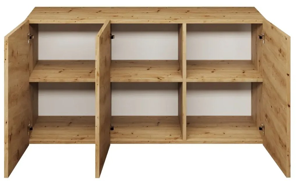 Komoda GABI 160cm dąb artisan wisząca KOCOT MEBLE