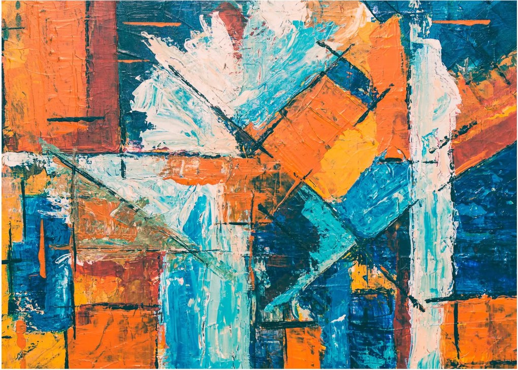 Obraz na szkle - Abstrakcja (70x50 cm)