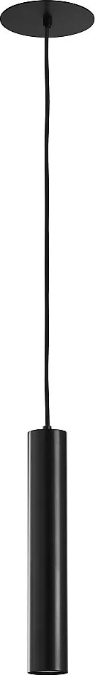 Lampa sufitowa TANIA w stylu nowoczesnym - Wysoko?? 33 cm - GU10 50W - podstawa ø14 cm - stal i kolor czarny - IP20