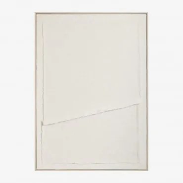 Obraz Dekoracyjny Z Teksturą Lnianą Ovilea 50 X 70 Cm & B - Sklum