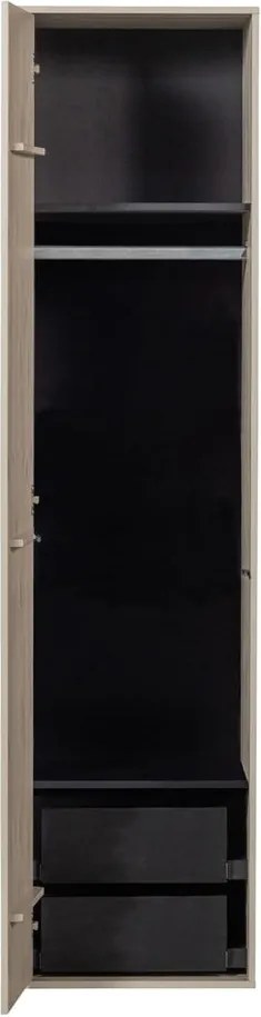 Kremowa szafa modułowa z litego drewna sosnowego 400x200 cm Daily – vtwonen