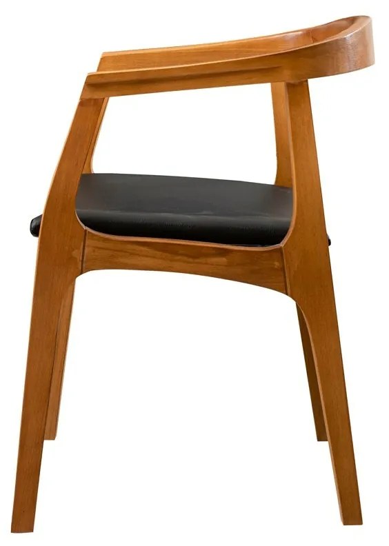 Krzesło do jadalni Albero Black and Walnut