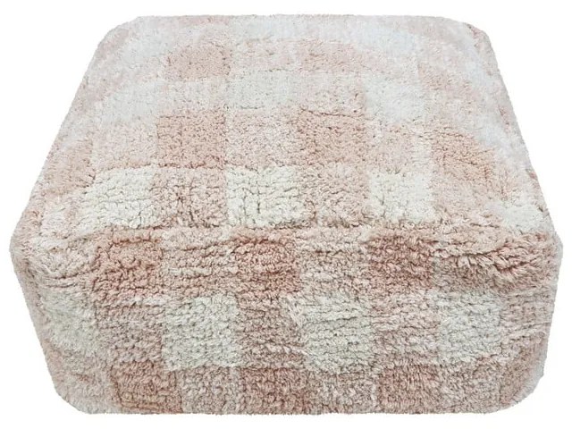 Jasnoróżowy puf dziecięcy Vichy Rose – Lorena Canals