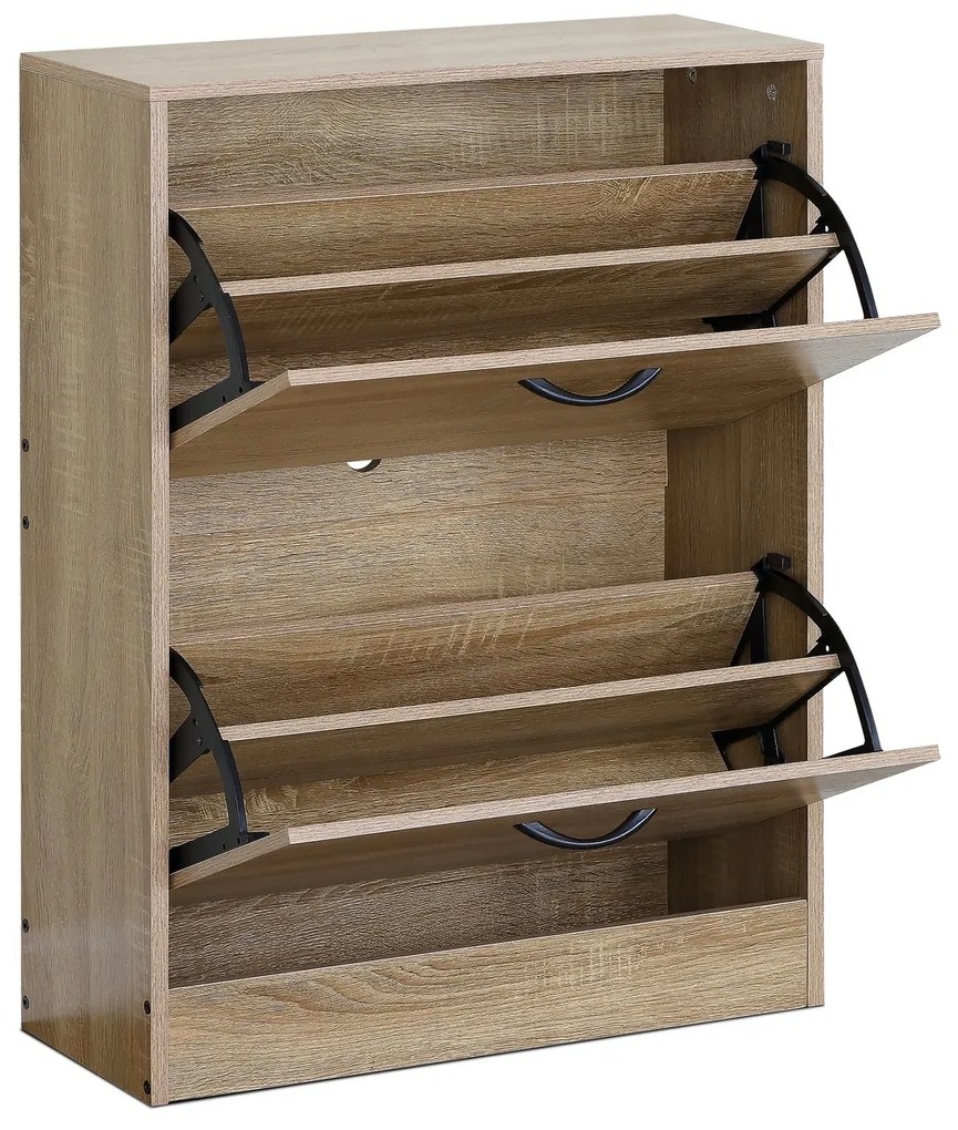 Szafka na buty z przegródkami G1014 OAK, dąb