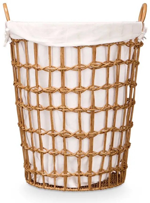 Kosz na pranie z uchwytami, jednokomorowy, 59 cm