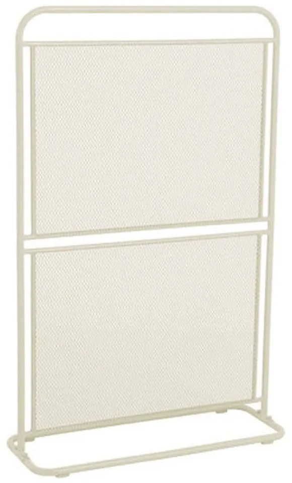 Biała/beżowa metalowa osłona balkonowa 80x124 cm MWH – Garden Pleasure