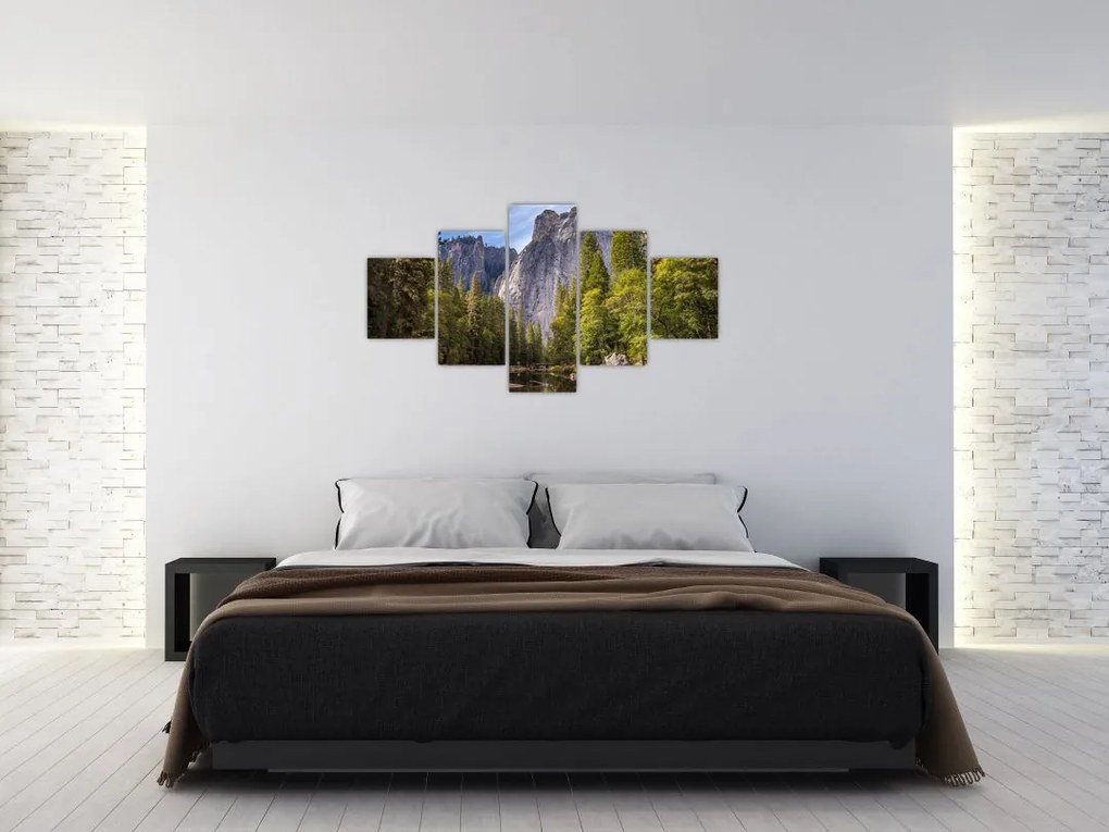 Obraz - Pod Yosemite Rock (125x70 cm)