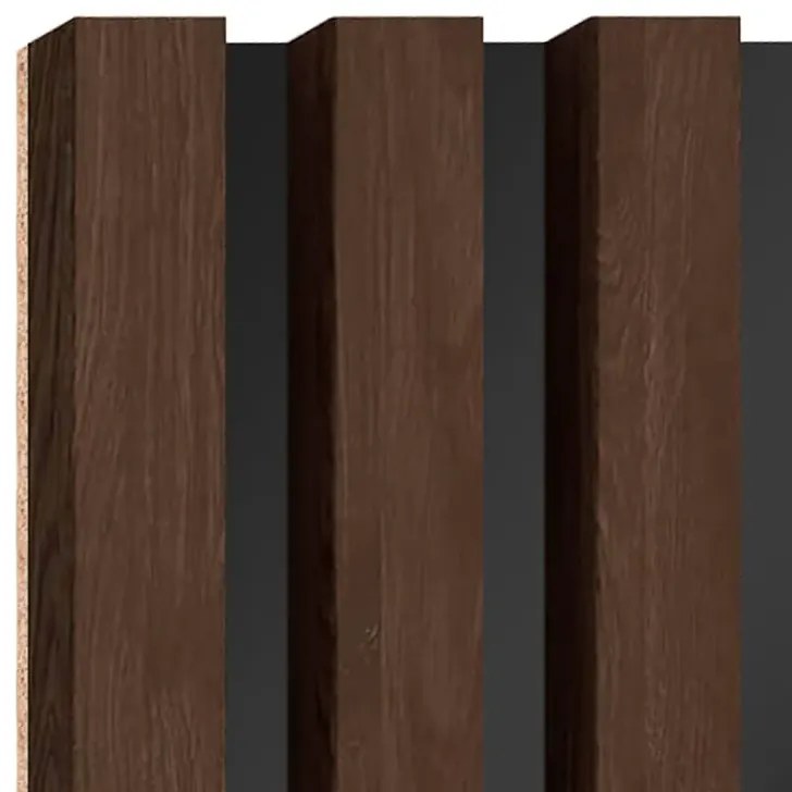 Akustyczne panele lamelowe 2 szt. orzech N1-L25
