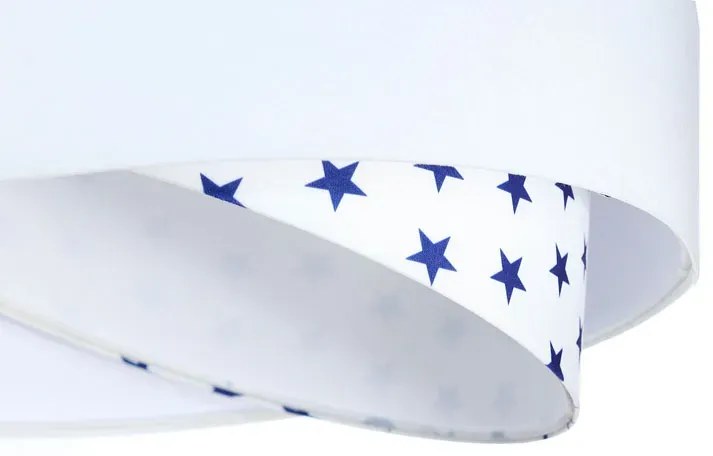 Biała lampa wisząca z gwiazdkami dla dziecka M4-M71