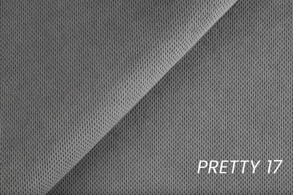 Narożnik Nardo L z funkcją spania prawostronny - szary plusz Pretty 17
