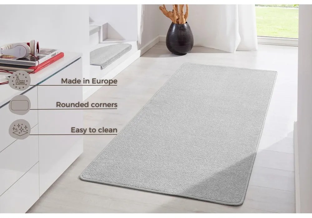 Jasnoszary chodnik 80x300 cm Fancy – Hanse Home