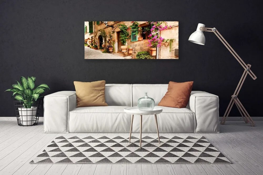 Obraz na płótnie Minimalistyczna Bryła Domu