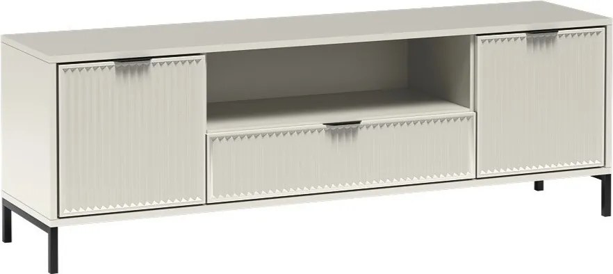 Szafka RTV stojąca ZIGO 165,3 cm do Salonu pod Telewizor z 1 Szufladą - Kaszmir