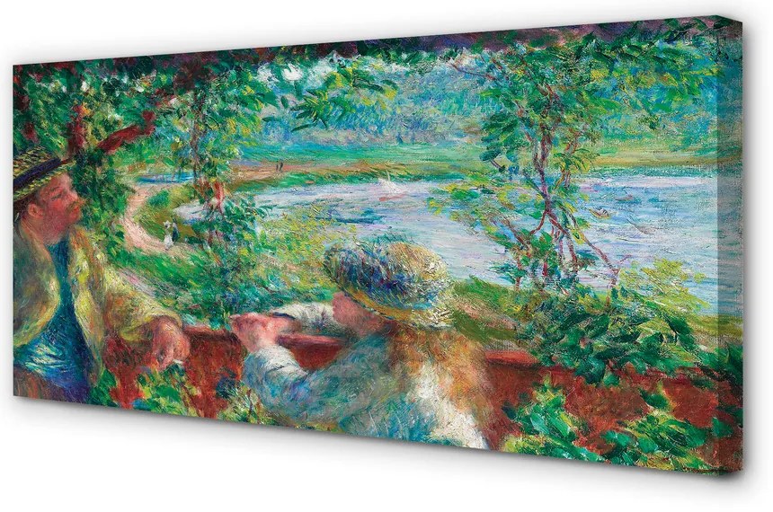 Duży obraz na płótnie Nad wodą - Pierre Auguste Renoir