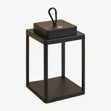 Bezprzewodowa Zewnętrzna Lampa Stołowa Led Z Aluminium Xolara Czarna - Sklum