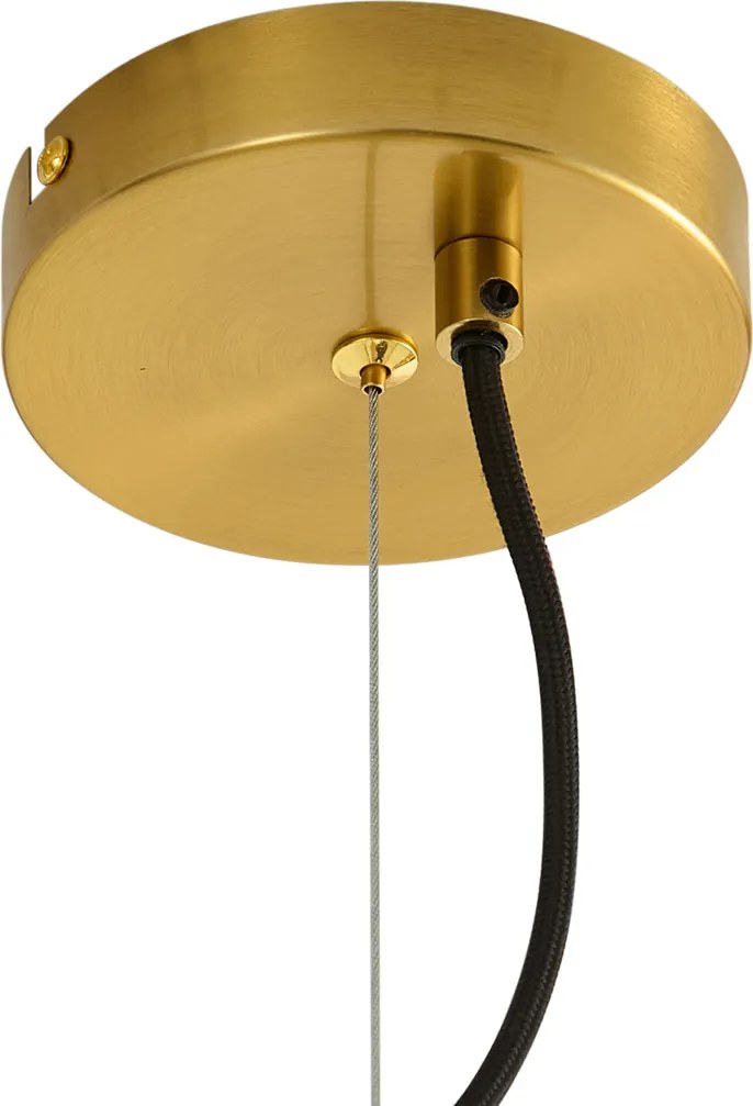 Skandynawska lampa wisząca z opalem 40 cm - Ball 40