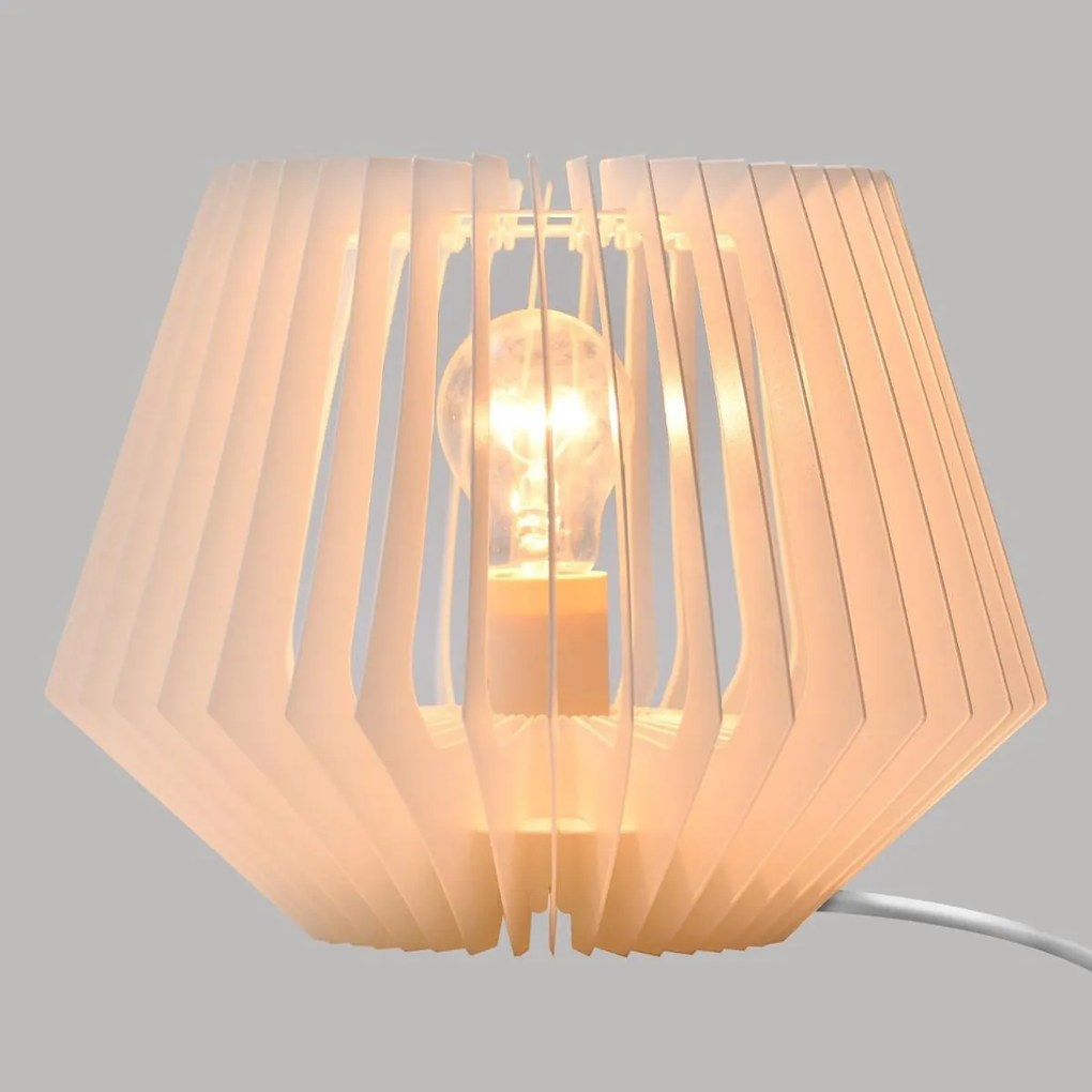 Lampa stołowa z dekoracyjną żarówką, 21cm