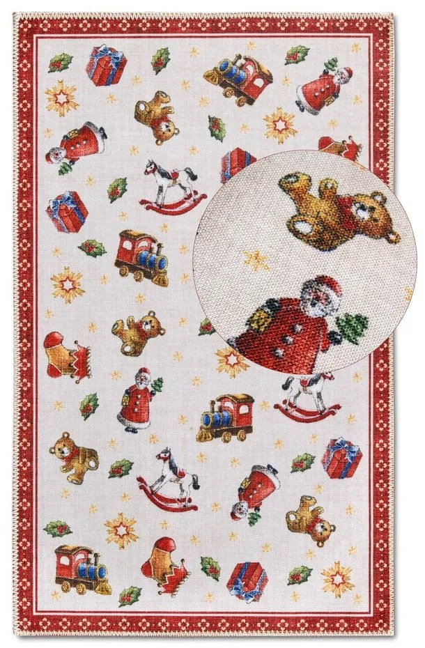 Czerwony dywan ze świątecznym motywem 50x80 cm Red Christmas – Villeroy&amp;Boch